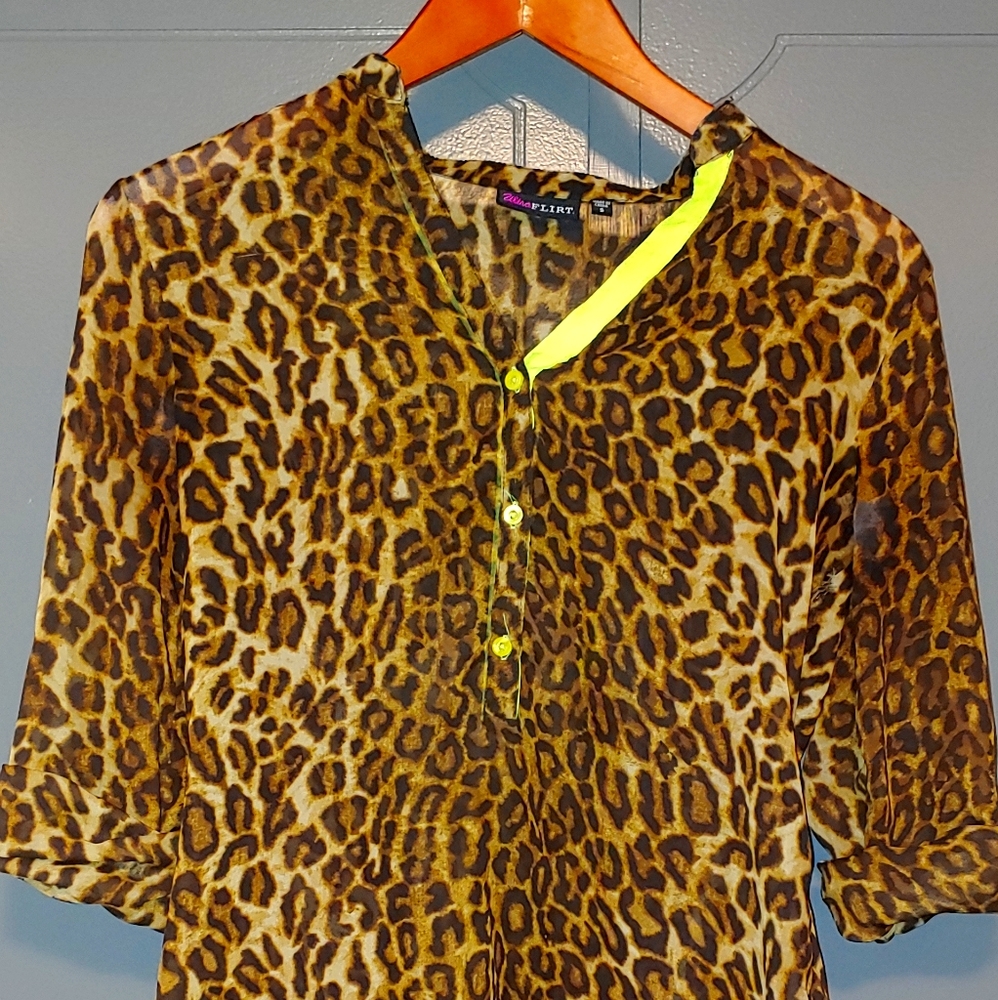 Leopard Blouse